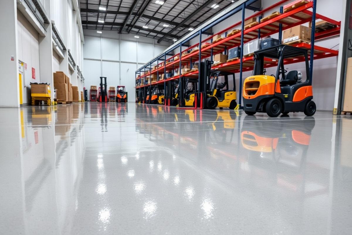 Industrial floor coatings